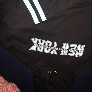 Cropped hoodie